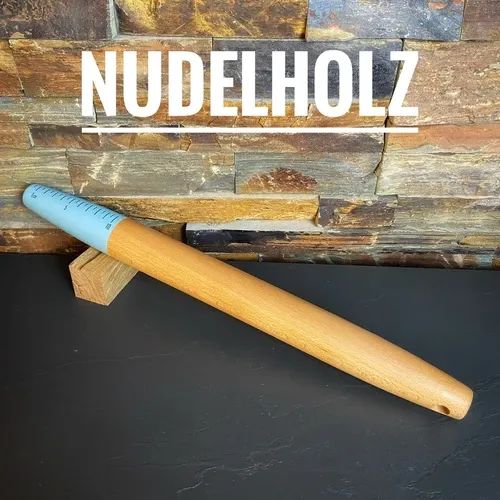 Nudelholz mit bemasstem Endstück